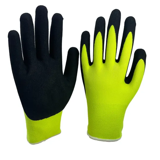 블루 니트릴 장갑 안전 산업용 작업 장갑 공장 보호 장갑 산업용